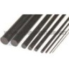TONDO PIENO FIBRA DI VETRO 2x1000mm -NERO- (Stock E1-MED4)
