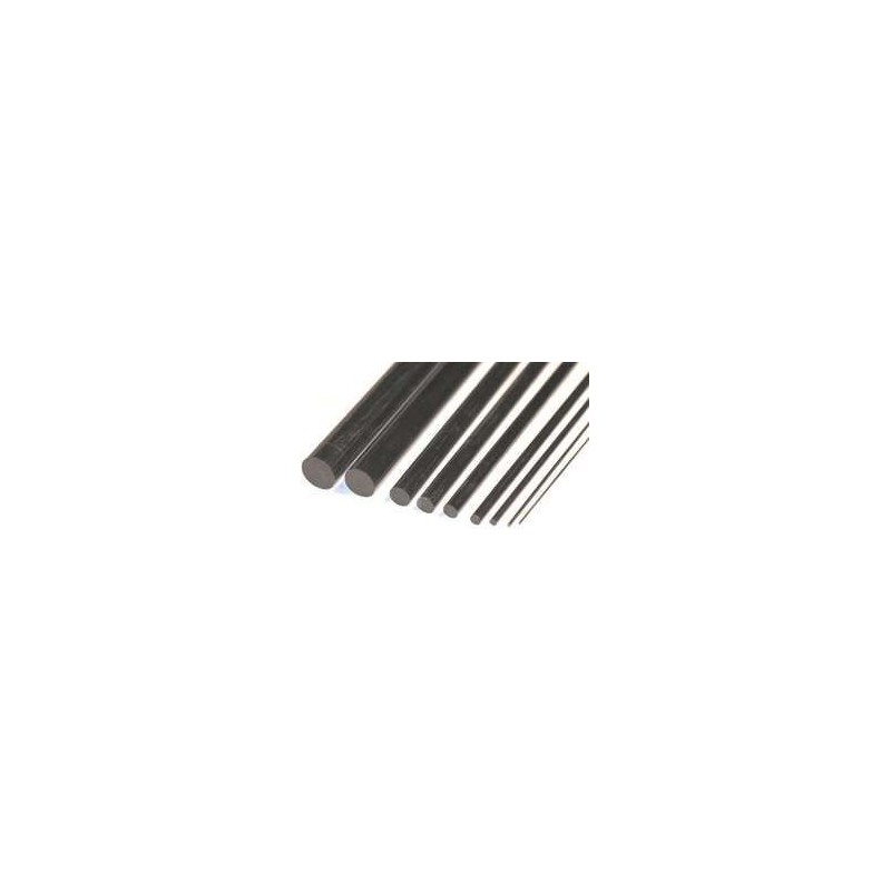 TONDO PIENO FIBRA DI VETRO 5x2000mm NOIR (Stock E7)