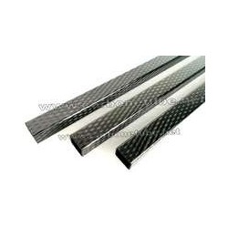 Tubo rettangolare in carbonio 27x20x3000mm (stock E6)
