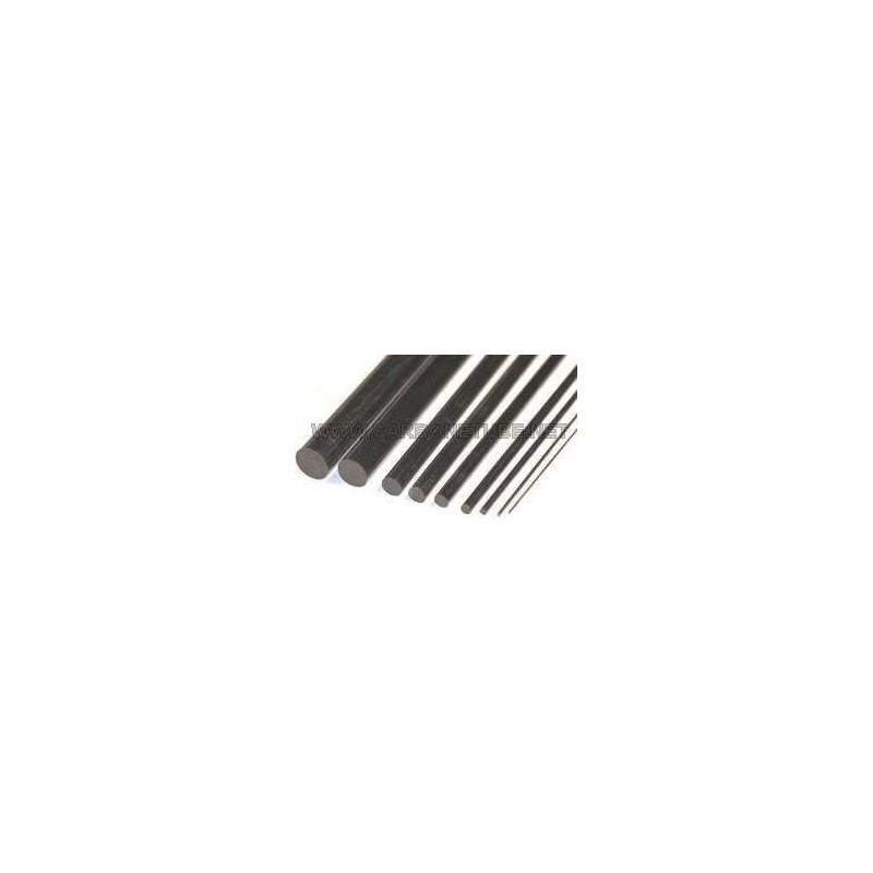 Tondo in carbonio pieno 4x3000mm