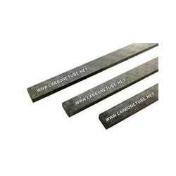 TONDO PIENO RETTANGOLARE IN CARBONIO 8x4x2000mm (Stock MED12)