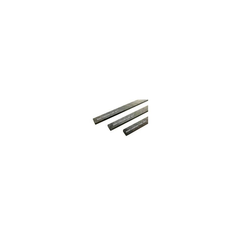 TONDO PIENO RETTANGOLARE IN CARBONIO 8x4x2000mm (Stock MED12)