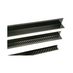 Angolo in fibra di carbonio 30x30x1.5mm x 2000mm (Stock E2)