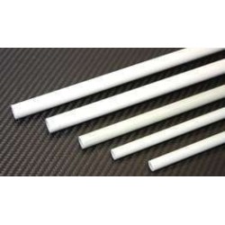 Tubo in fibra de vetro 10x6x3000mm BIANCO E2